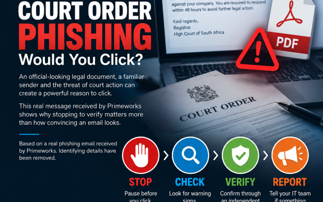 Security Brief #002 — Court Order Phishing: Would You Click?
