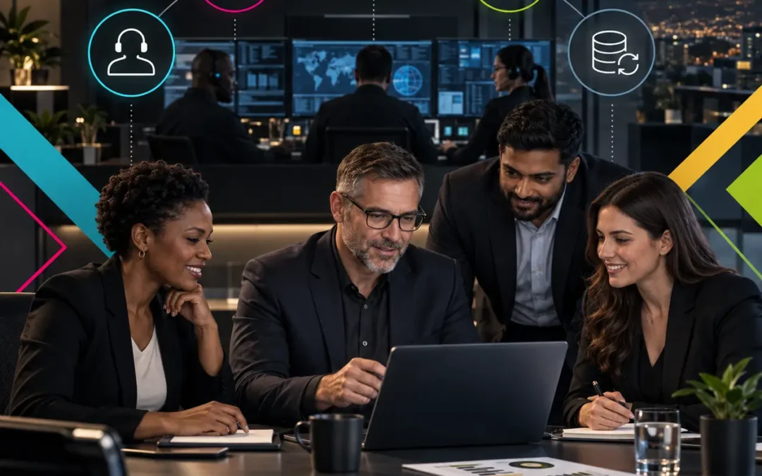 Primeworks editorial artwork illustrating the value of managed IT services