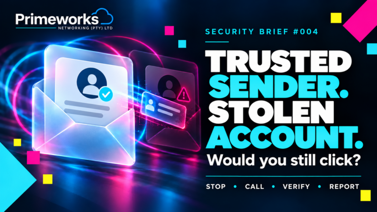 Security Brief #004 — When a Trusted Email Becomes the Trap